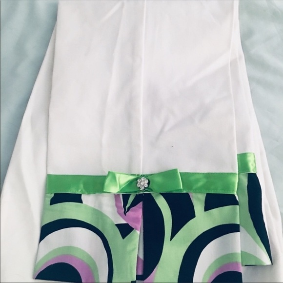 Brazilian capris in white w/adorable ruffles NWT - Picture 4 of 6